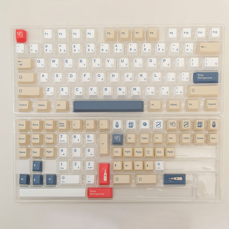 Set Keycap GMK Soyamilk Cherry Profile PBT Dye Sub 135keys